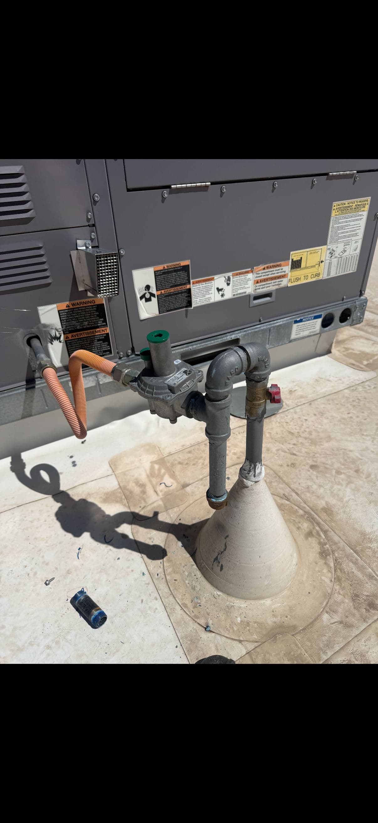 Gas Leak Fix and Sediment Trap Correction at a Salem Donut Shop