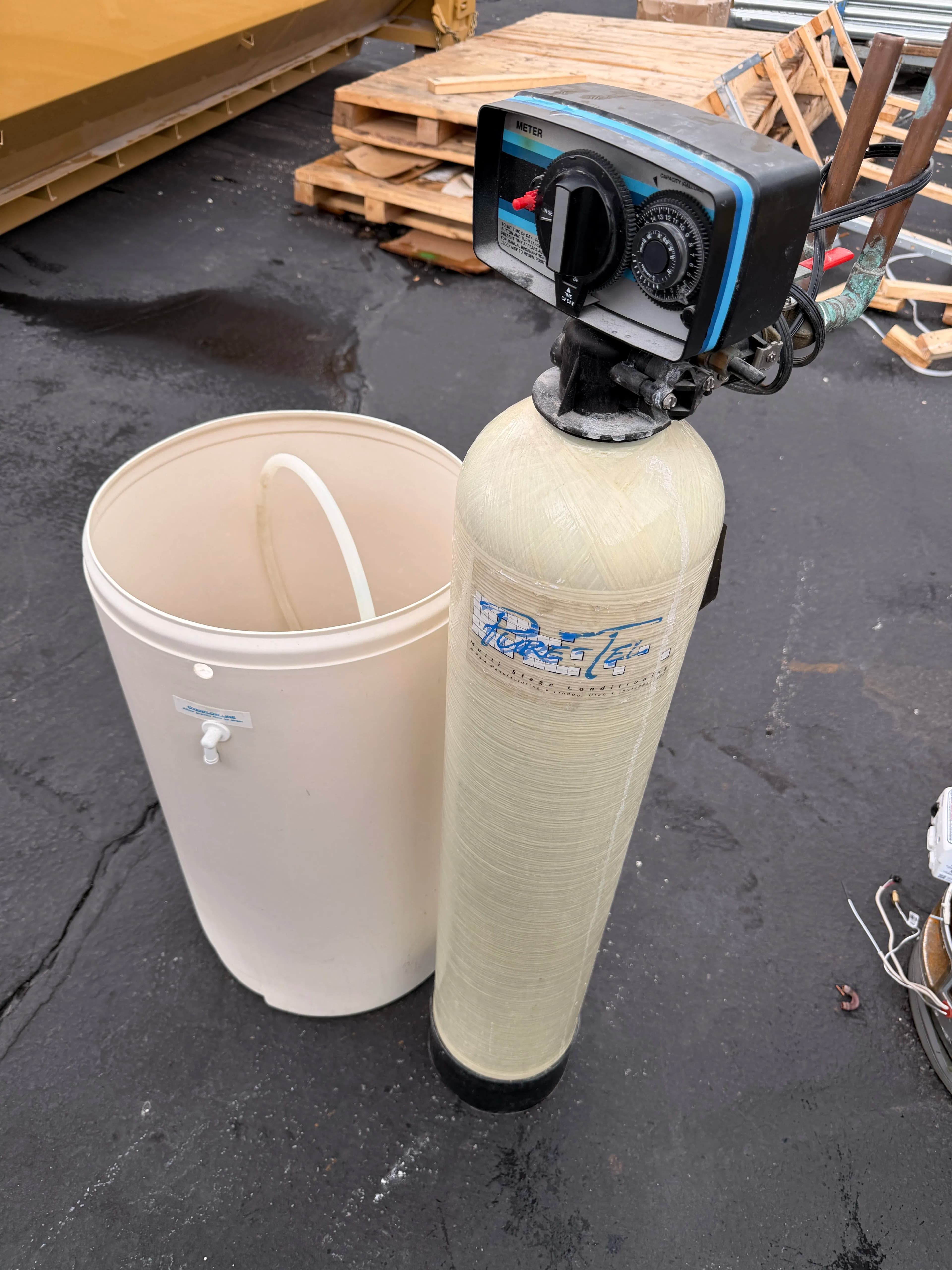 Project Old Water Softener Swapped Out for a New 70k Grain Unit image