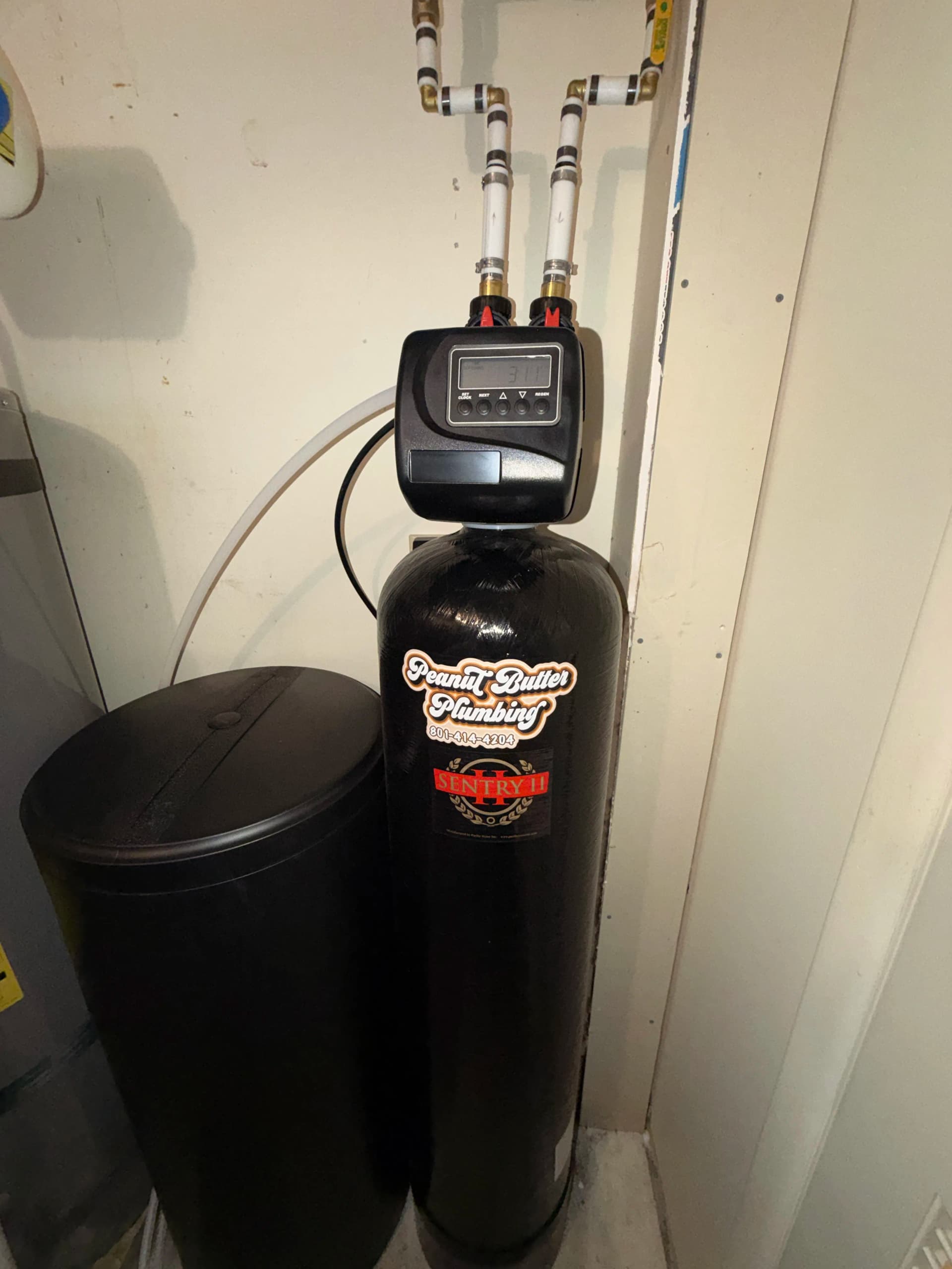 Old Water Softener Swapped Out for a New 70k Grain Unit