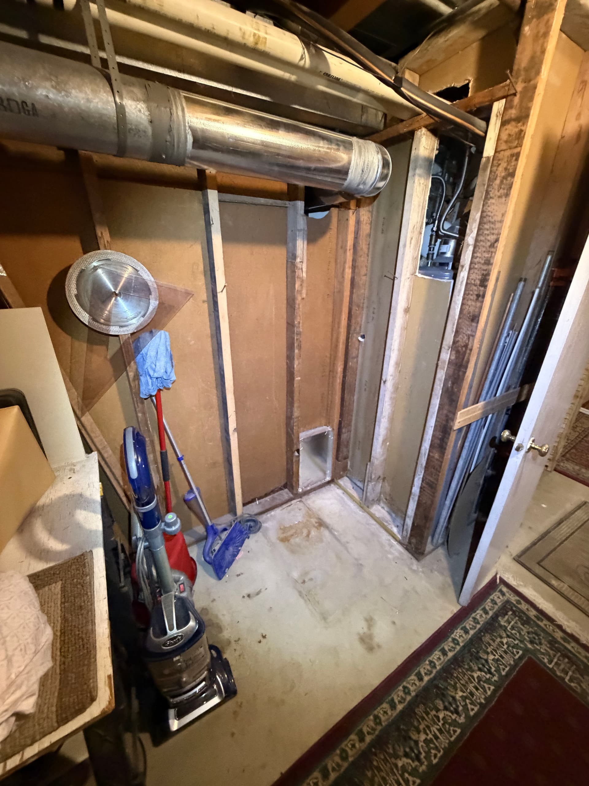 new 48,000 grain water softener by Holts, a locally owned water softener and treatment distributor. was difficulty to place this softener due to distance from drain but we made it happpen. image